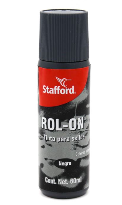 Stafford Tinta Para Sello Rolón Negro