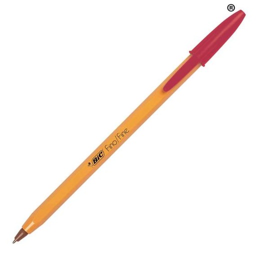 [Bic P.F Rojo] Bic Bolígrafo Punto Fino Rojo