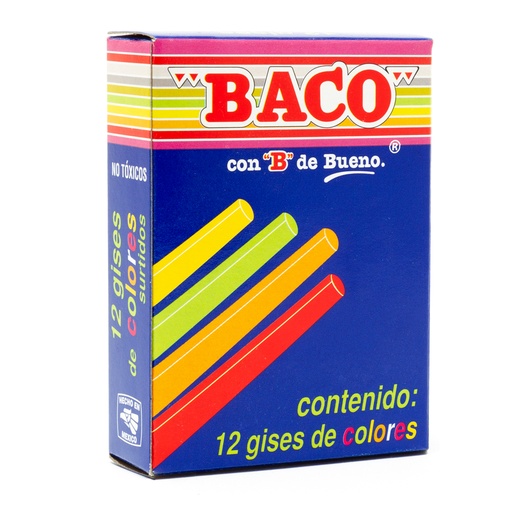 [Gis Colores C/12] Baco Gises De Colores C/12