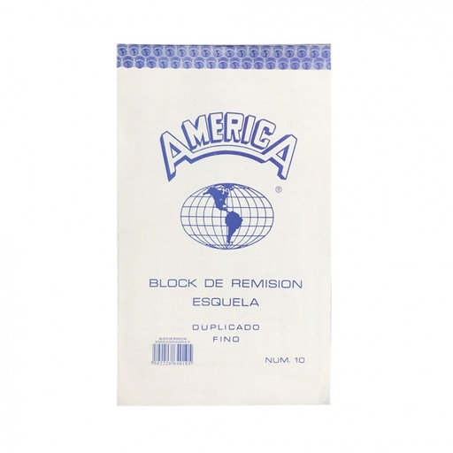 [Remisión Duplicado Esquela] America Block Remisión Duplicado